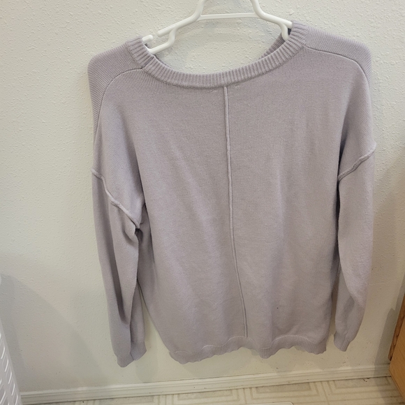Pink Lily Lilac Heart Sweater - Picture 2 of 3